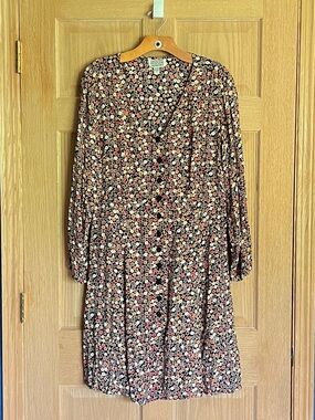 L Vintage Putumayo Rayon Dress